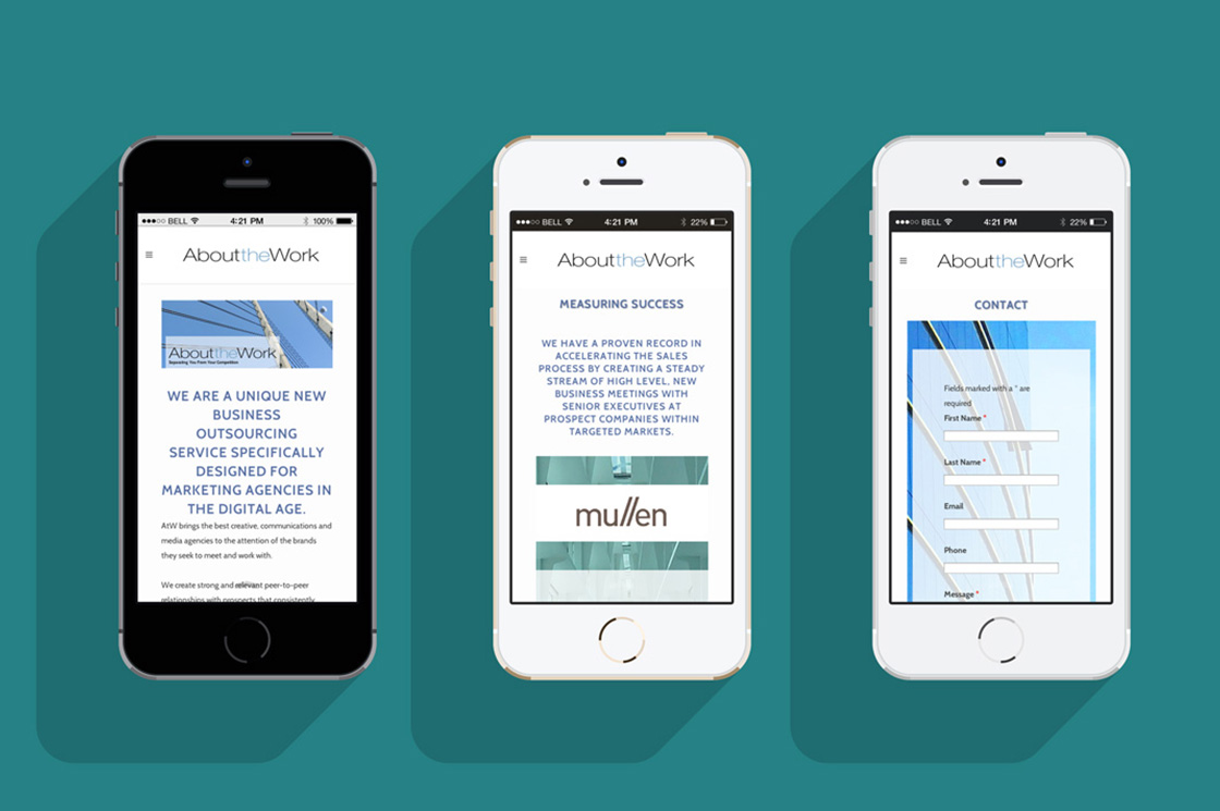 AbouttheWork on iPhone